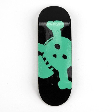 Tabla Fingerboard Blackriver: New Skull Turquoise Wide 32mm