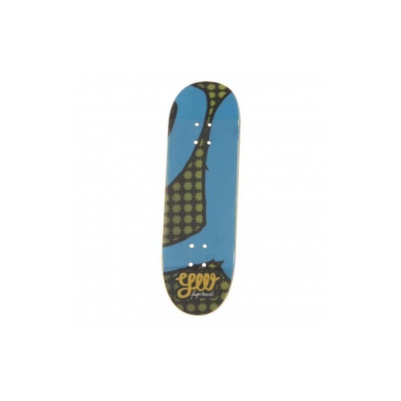 Fingerboard Deck Yellowood: Blue