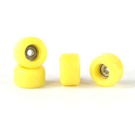 Ruedas Fingerboards Bollie: Bearing Wheels Yellow
