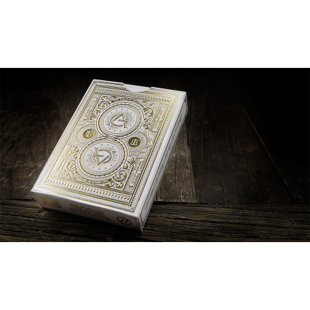 theory11 Artisan White baralho de cartas edição premium