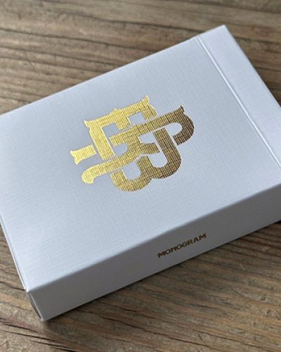 Gold Foil Monogram