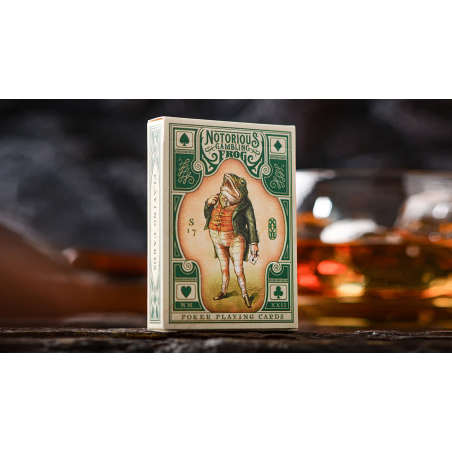 Stockholm17 Notorious Gambling Frog Green Spielkarten