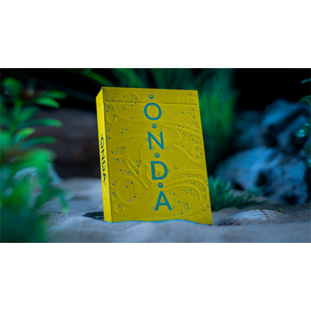 Jocu ONDA V2 Yellow cartes à jouer premium