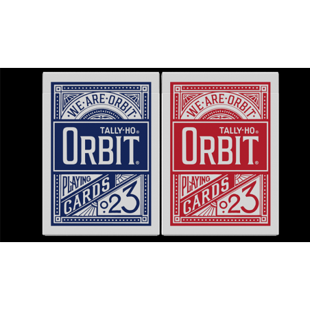 Orbit Tally-Ho Circle Back Blue Spielkarten Premium Deck