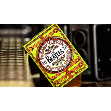 theory11 The Beatles Green baraja de cartas