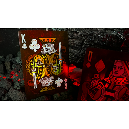 Midnight Cards Draconian Crimson