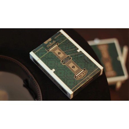 Gemini Casino – Phthalo Green Playing Cards by USPCC