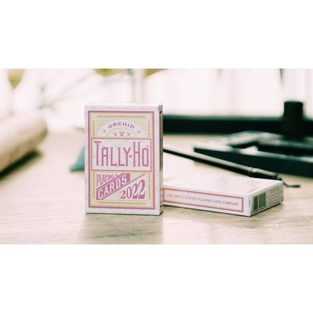Tally-Ho Orchid Deck – Elegant Cardistry & Magic Cards