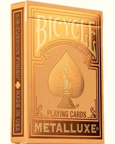 Bicycle MetalLuxe Laranja – Baralho de Cartas