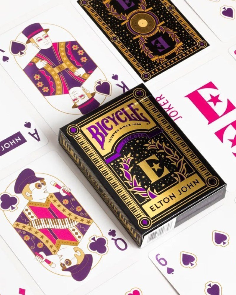 Baraja Bicycle Elton John - Mazo Musical Icónico