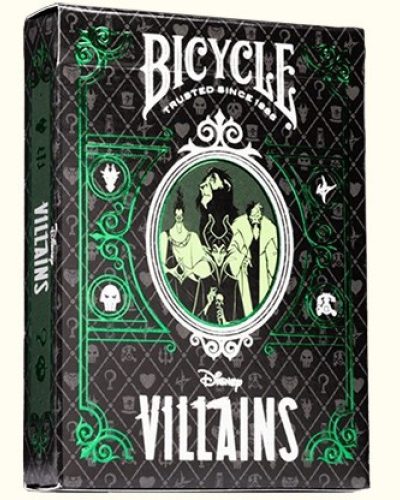 Bicycle Disney Villains Verde – Baralho de Cartas