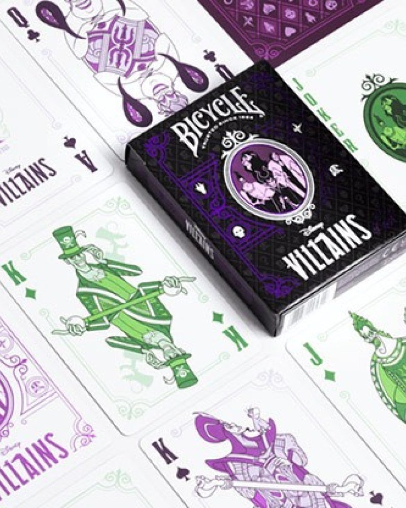 Bicycle Disney Villains Violett – Spielkarten - Bild 2 von 4