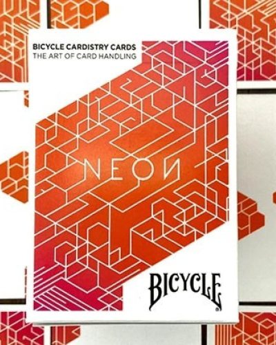 Bicycle Neon Cardistry Orange Bump – Baralho de Cartas