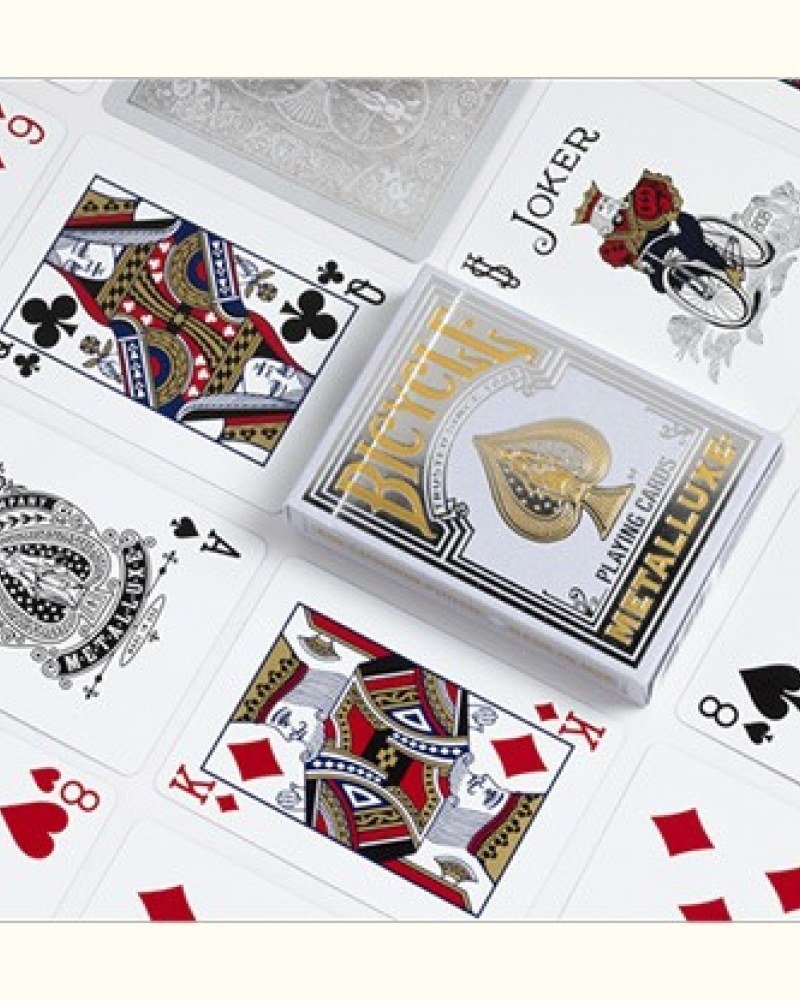 Bicycle MetalLuxe Argento – Carte da Gioco - immagine 3 di 3