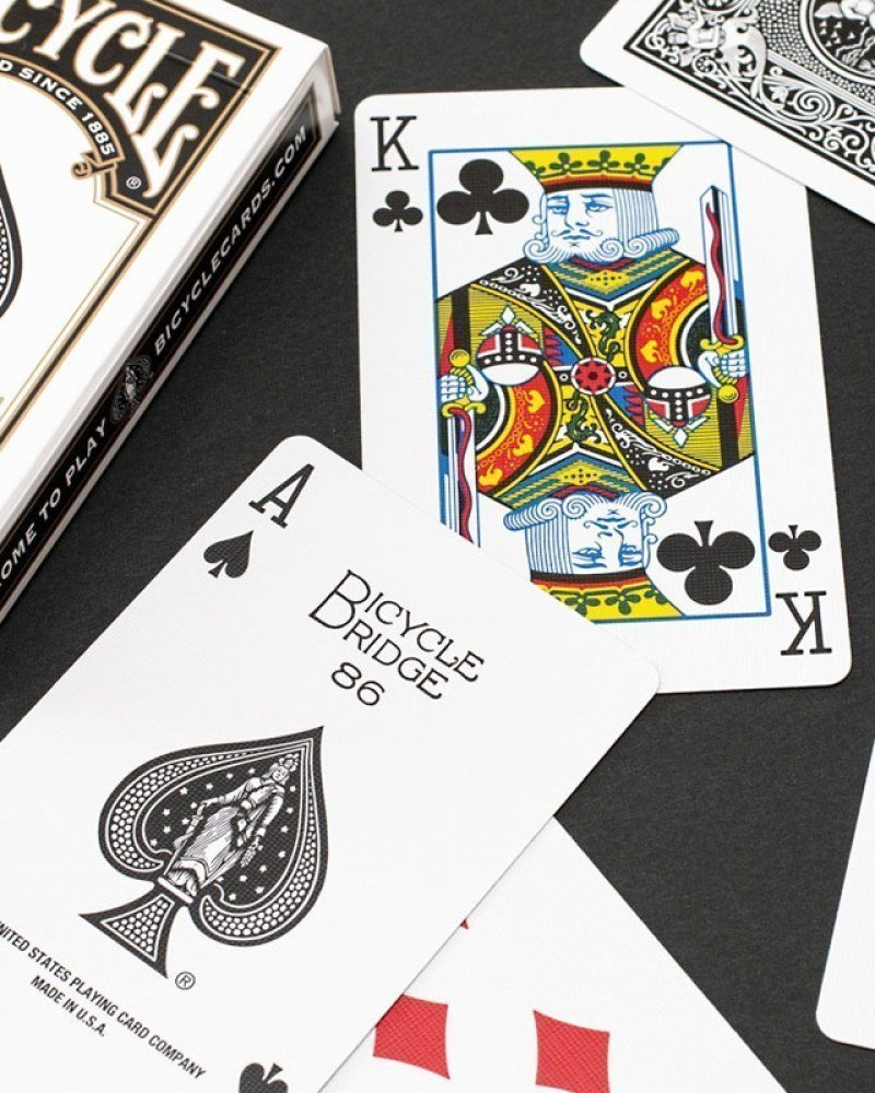 Jeu de Cartes Bicycle Bridge – Black