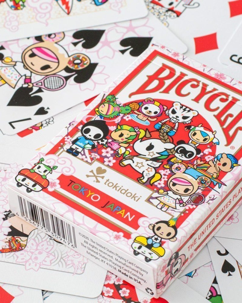 Bicycle Tokidoki Sports Rouge – Jeu de cartes