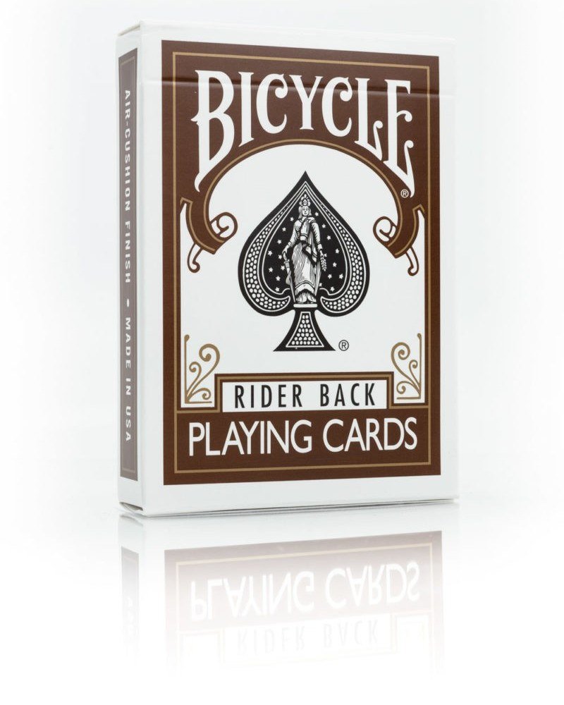 Bicycle Rückseite Braun – Spielkarten
