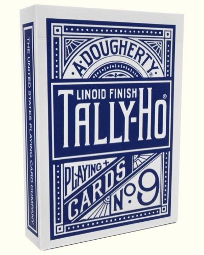 Tally-Ho Fan Azul – Baralho de Cartas