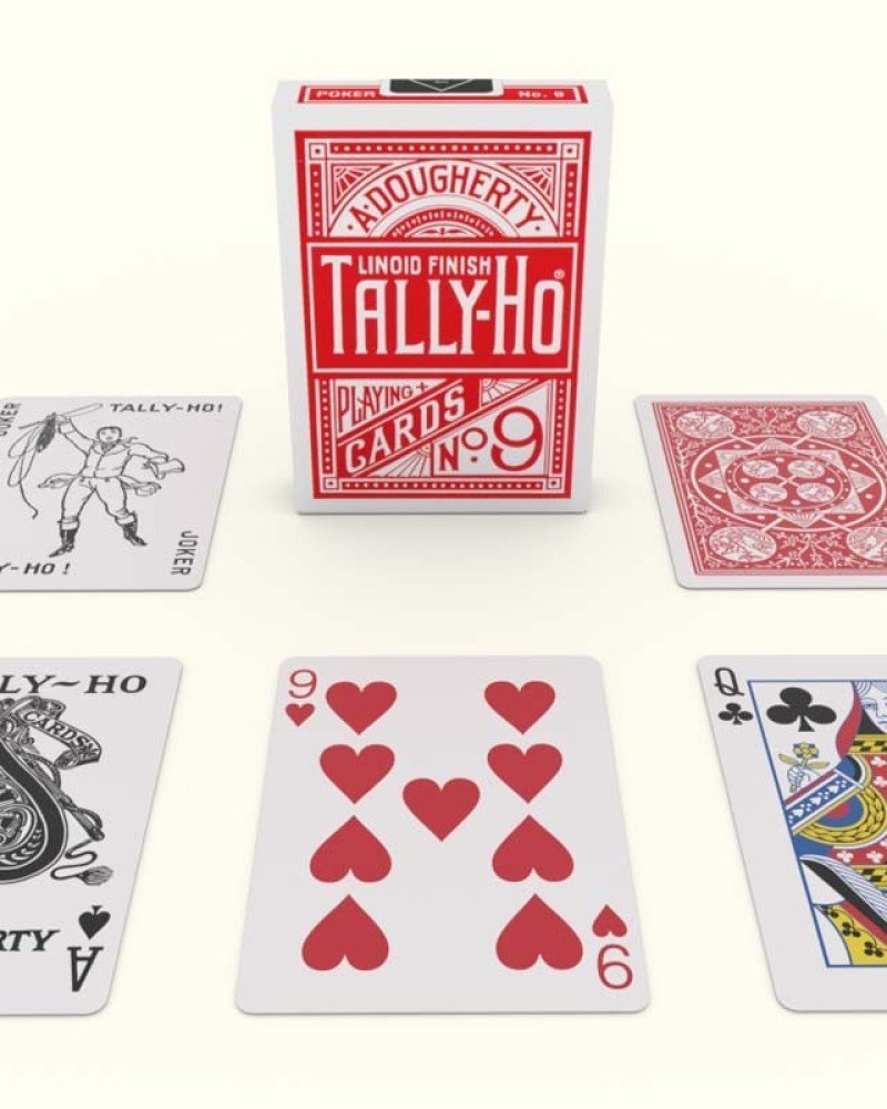 Tally-Ho Fan Rouge – Jeu de cartes - image 4 sur 5