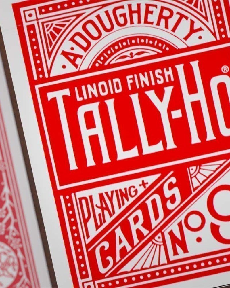 Tally-Ho Fan Rot – Spielkarten - Bild 5 von 5
