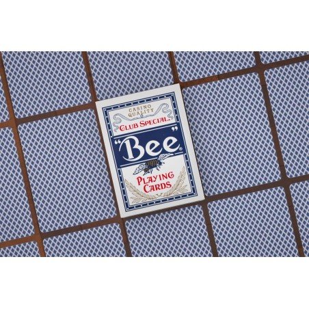 Jeu de cartes Bee – Bleu taille poker