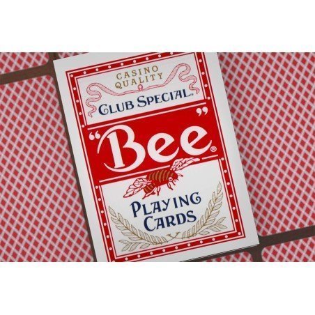 Bee – Red Poker Size Deck of 54 Cards