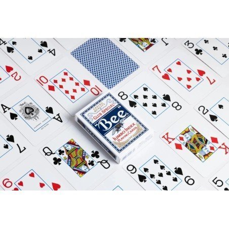 Bee Index Jumbo Bleu – Jeu de cartes