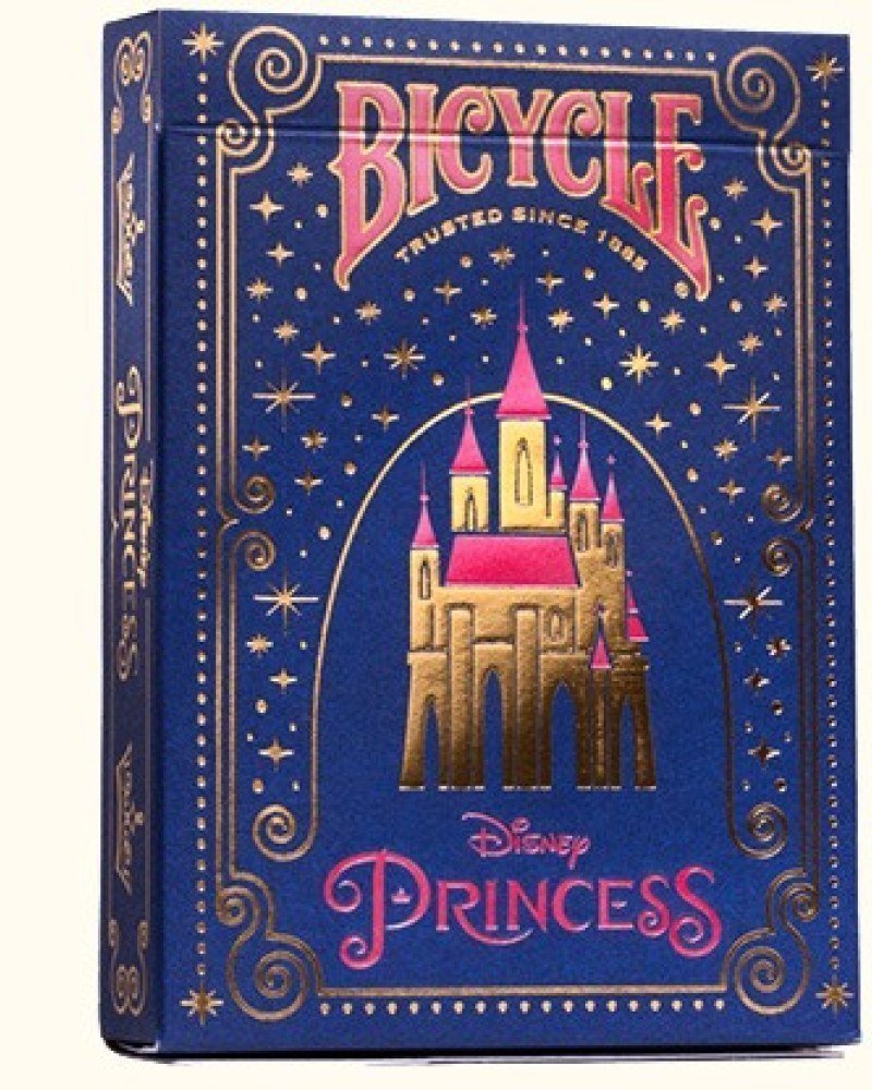 Bicycle Disney Princesses Bleu – Jeu de cartes