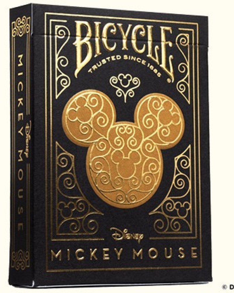 Bicycle Disney Topolino Nero & Oro – Carte da Gioco