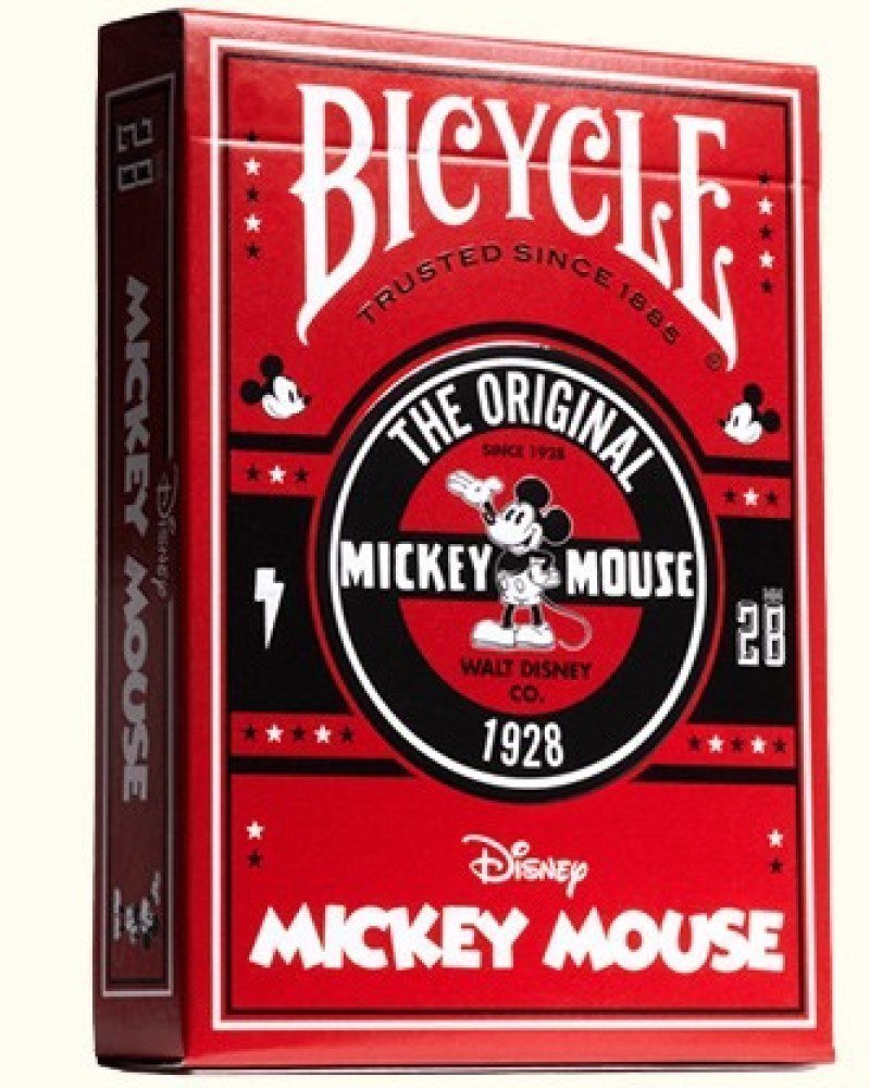 Bicycle Disney Clássico Mickey Mouse Vermelho – Baralho de Cartas