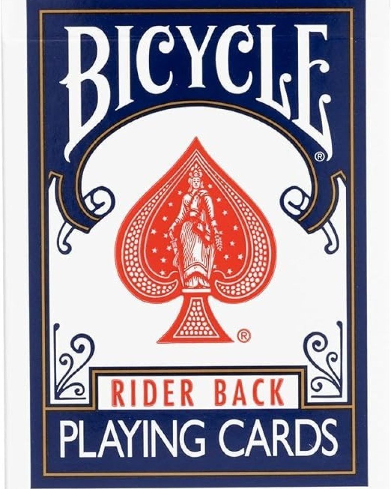 Bicycle Rider Back Bleu – Jeu de cartes