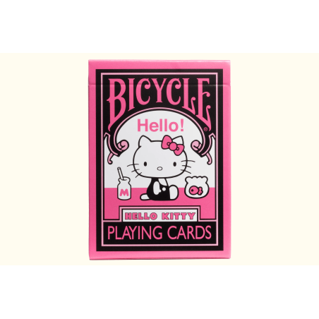 Bicycle Hello Kitty Black & Pink Spielkarten – Stilvolles Deck
