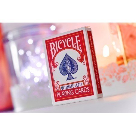 Bicycle Ultimate Lefty – Rojo | Baraja para Zurdos