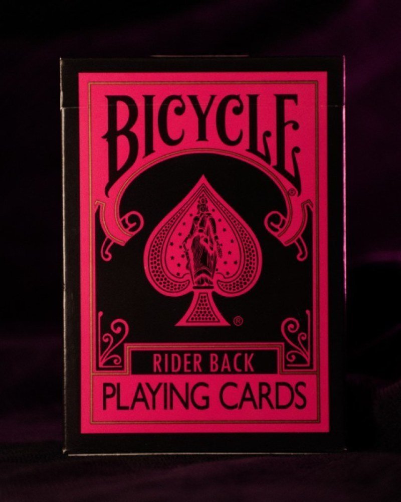 Bicycle Reverse Deck Rosa/Nero – Carte da Gioco