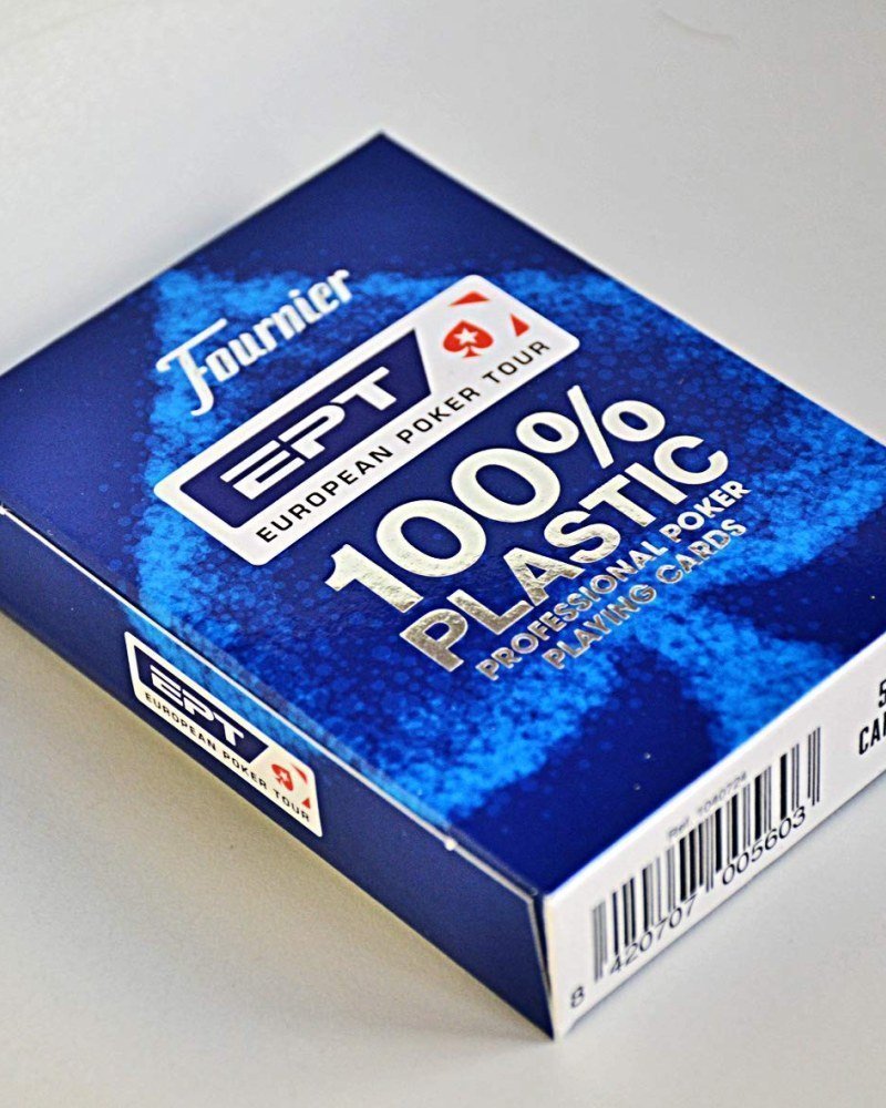 Fournier 100% Kunststoff EPT Blau – Spielkarten