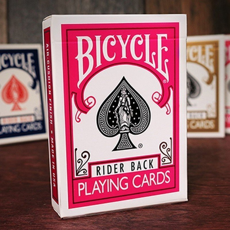 Bicycle Rückseite Fuchsia-Rosa – Spielkarten