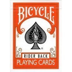 Bicycle Rückseite Orange – Spielkarten