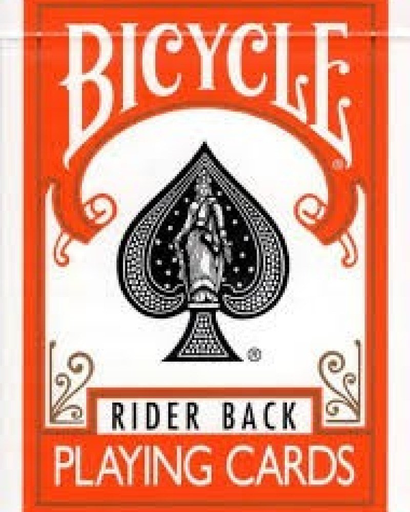 Bicycle Orange Back – Playing Cards