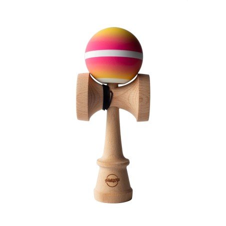 Horizon Fade Pink Yellow Kendama | Sweets Kendamas