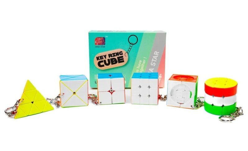 Keychain Cube set B 6 pezzi | The Joker House
