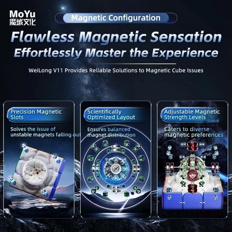 MoYu WeiLong V11 MagLev Ball-Core UV | Joker House - image 5 of 10