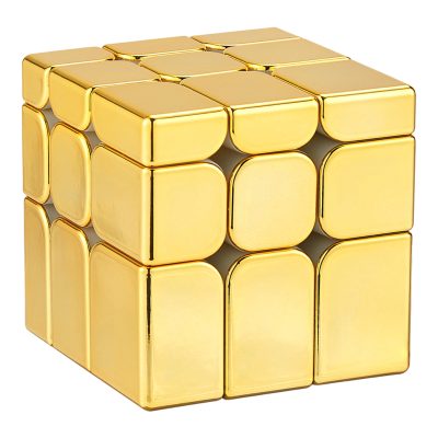 Cyclone Boys Metallic 3x3 Mirror Cube Magnetic Gold