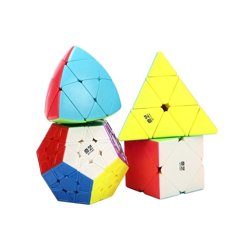 Pack QiYi 4 Cubos No NxN Stickerless