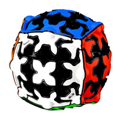 QiYi Gear Sphere Schwarz Puzzle mit Zahnrädern