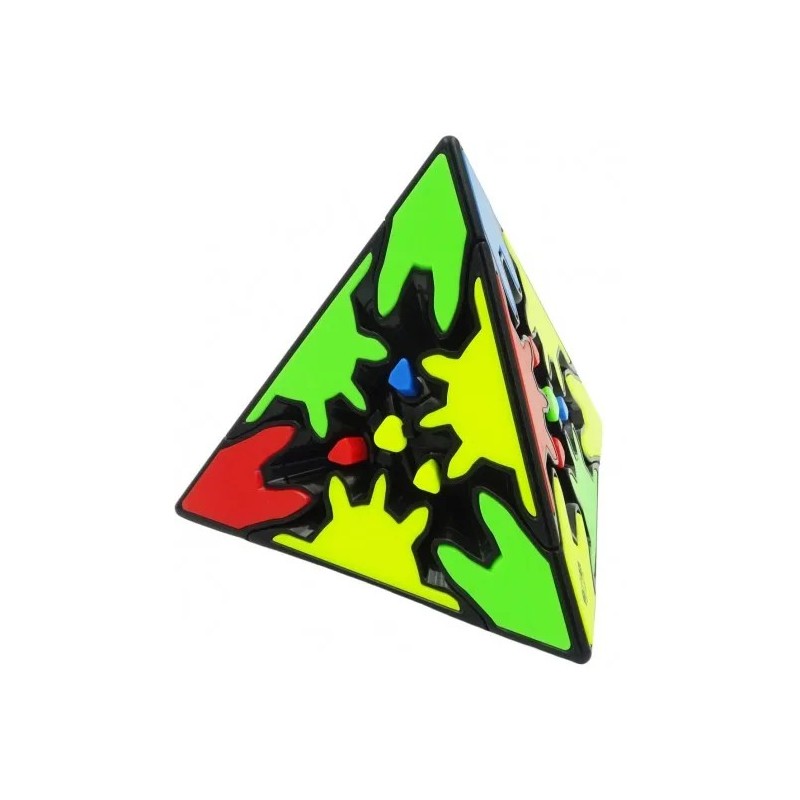 QiYi Gear Pyraminx Negro con Teselas - imagen 3 de 3