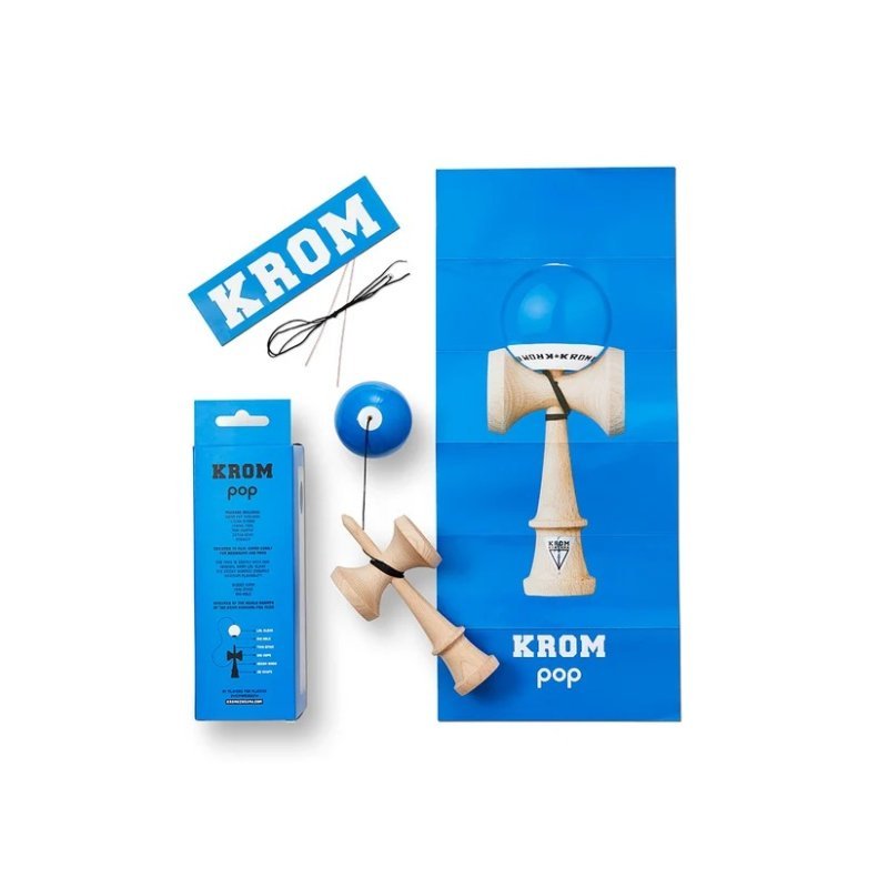 Krom POP LOL Bleu foncé Kendama Initiation | Forme CK - image 3 sur 6
