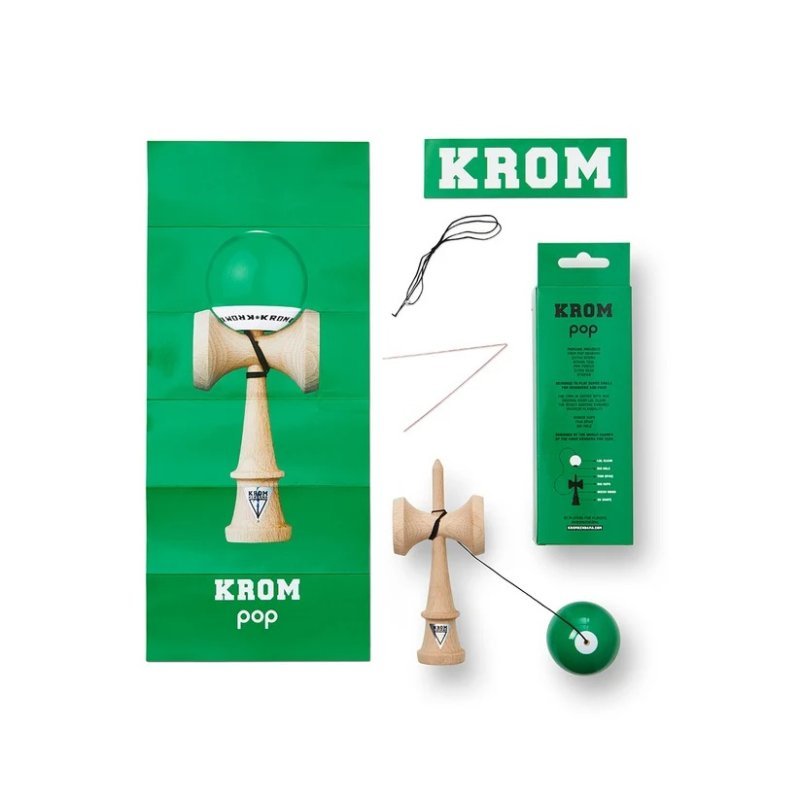 Krom POP LOL Verde oscuro Kendama Iniciación | Forma CK - imagen 3 de 8