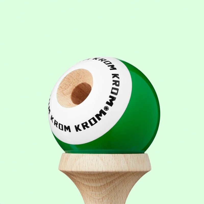 Krom POP LOL Dark Green Kendama | Entry-Level CK Shape - image 4 of 8