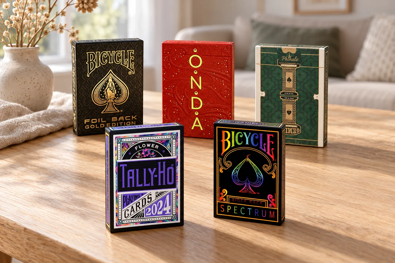 Barajas de cartas originales: guía por estilos de diseño