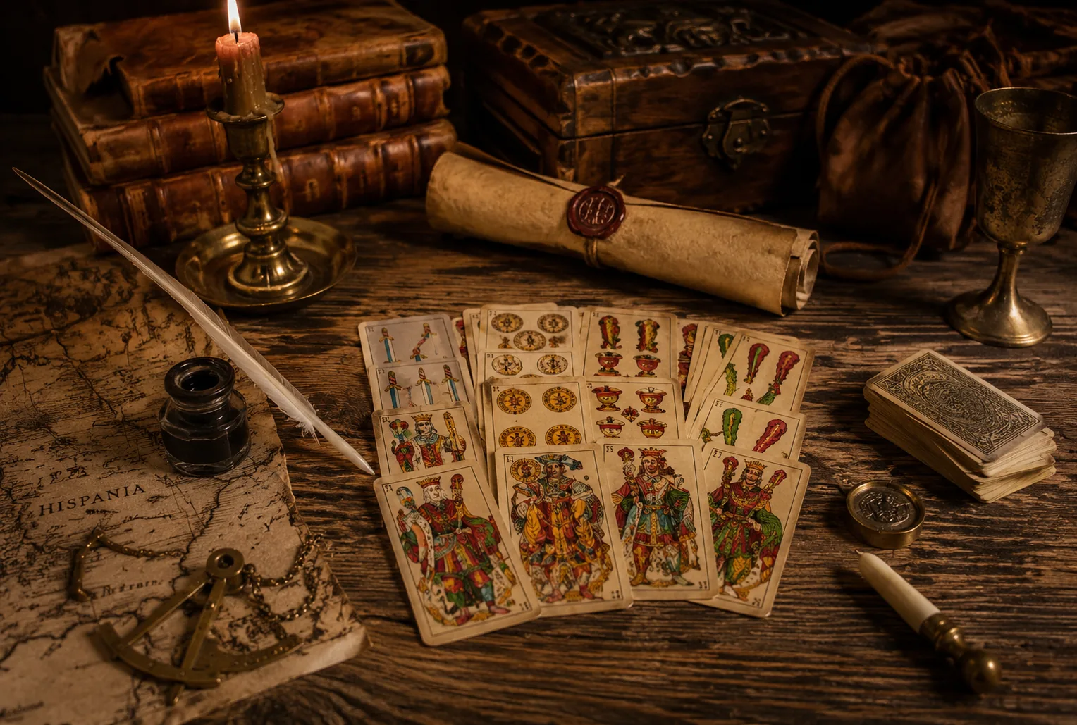 History of the Spanish deck: origin and evolution